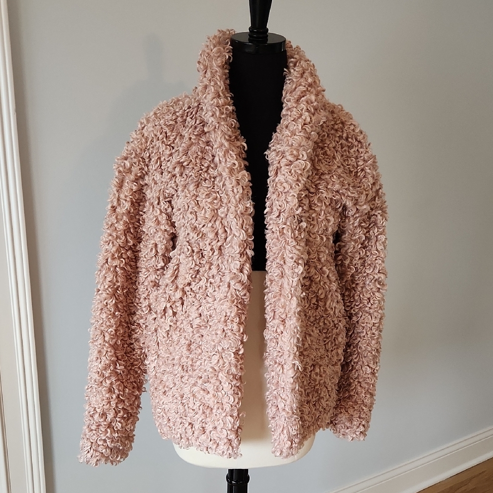 Chelsea28 Faux Curly Lamb Jacket